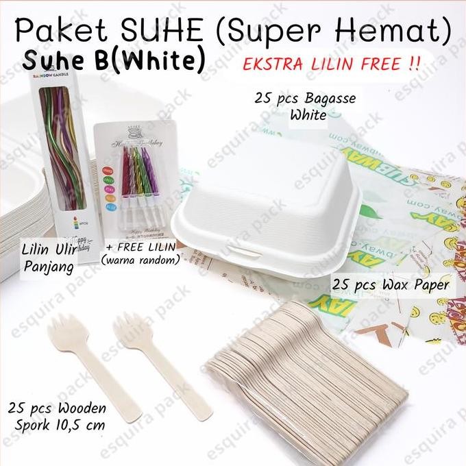 

(25 Pcs) Paket Korean Bento Cake Super Hemat / Paket A / Paket B Asli