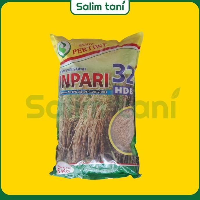 

Terlaris Benih Bibit Padi Sawah Inpari 32 Pertiwi - 5Kg
