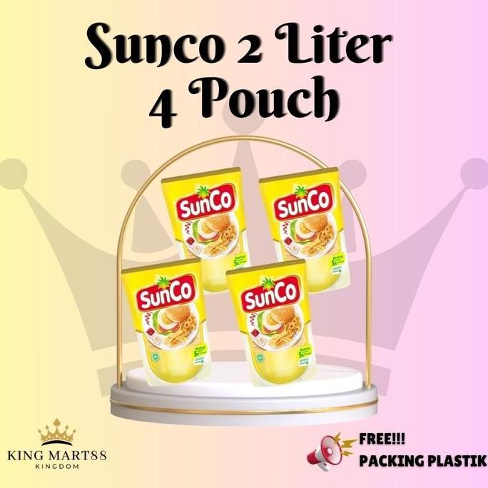 

EXP LAMA [KINGMART 01 5.5] - MINYAK SUNCO 2 LITER ISI 4 POUCH
