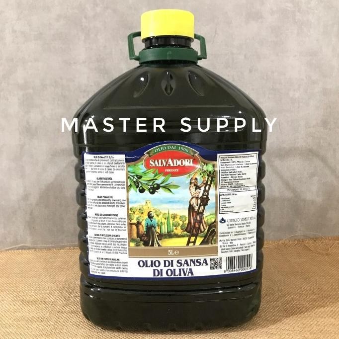 

EXP LAMA SALVADORI POMACE OLIVE OIL 5L / MINYAK ZAITUN MASAK IMPORT ITALY