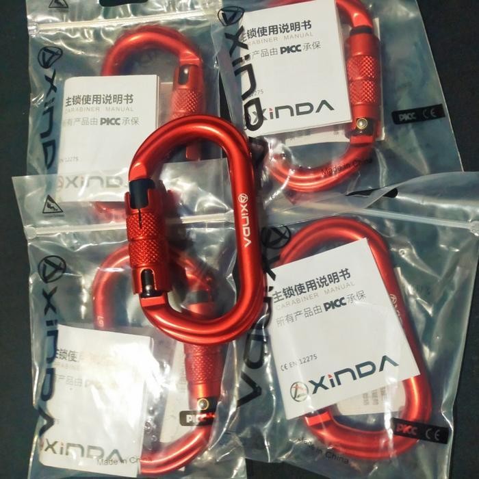 Carabiner Xinda Autolock 25 Kn Original Dan Terpercaya