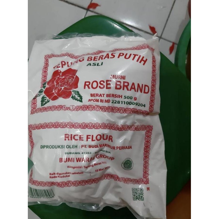 

Terlaris Tepung Beras Rose Brand 500Gr