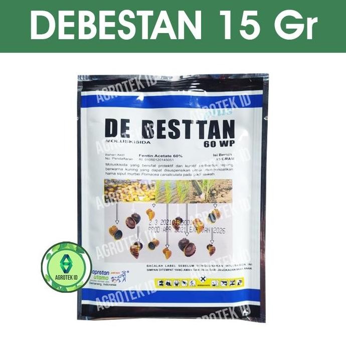 

Terlaris Debestan 60 Wp 15 Gram Obat Keong Siput Padi Sawah