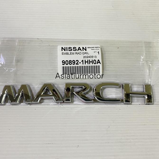 Emblem Logo Pintu Bagasi Belakang Nissan March