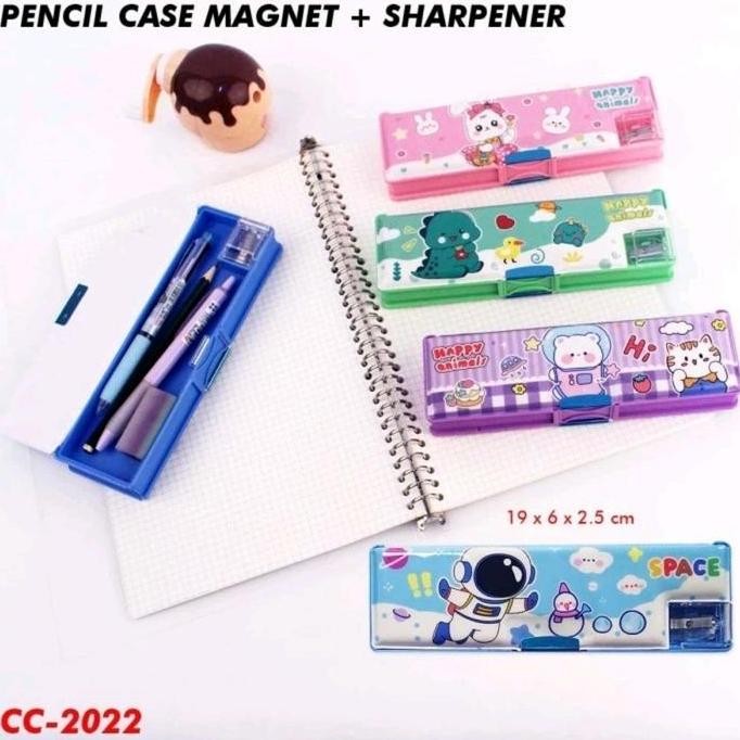 

ASB Tempat Pensil Magnet Karakter 2 Sisi / Kotak Pensil Magnet CC2022 Stationery