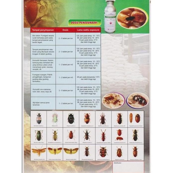 

Terlaris Phostek Obat Fumigasi Kutu Beras Jagung Tepung Fumigan Pengendali Hama Gudang 334 Tablet Ph3 (Zexon)
