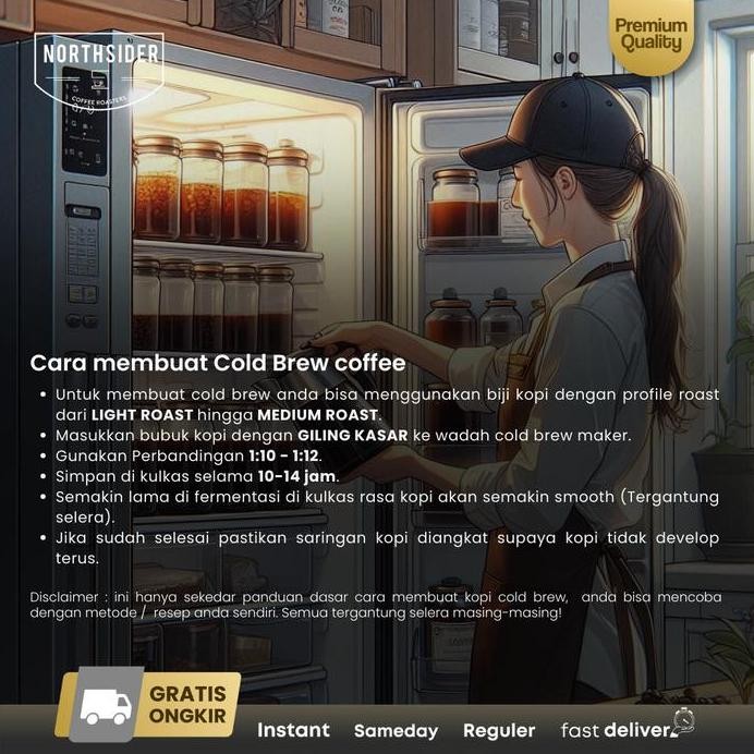 

ready stock Northsider Kopi arabika North Blend Espresso Cold brew coffee