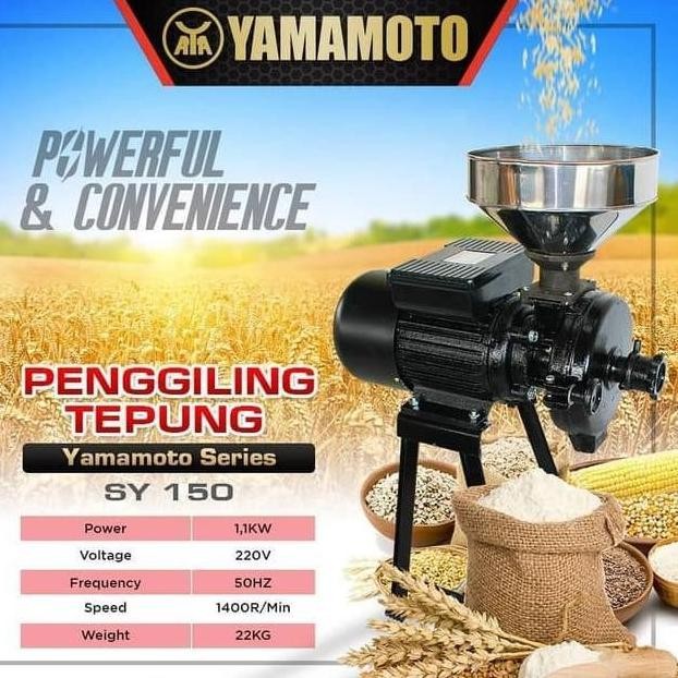 

Terlaris Mesin Giling Kopi Beras Tepung Coffee Grinder Yamamoto Sy150