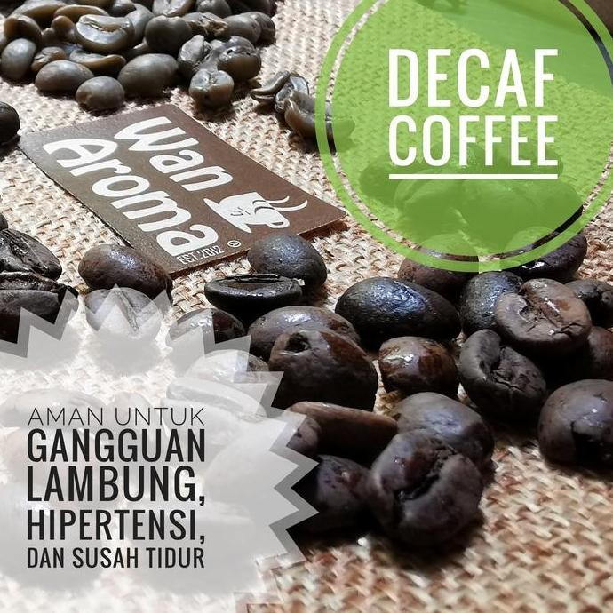 

ready stock Decaf Coffee Kopi Rendah Kafein Aman Decaffeinated Wan Aroma