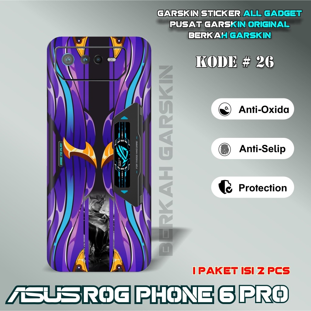

Get2pcs Asus ROG Phone 6 Garskin Casing Motif Dan Bisa Custom Bayar Ditempat