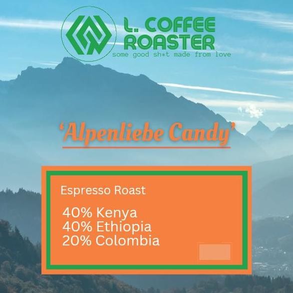 

ready stock Espresso Blend Kenya Ethiopia Colombia / Alpenliebe Candy / House Blend / L Coffee Roaster Espresso Series
