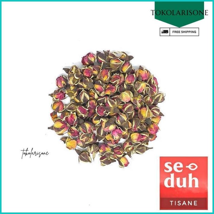

TEH BUNGA MAWAR EMAS / GOLDEN EDGE ROSE BUD TEA TISANE 10 GRAM