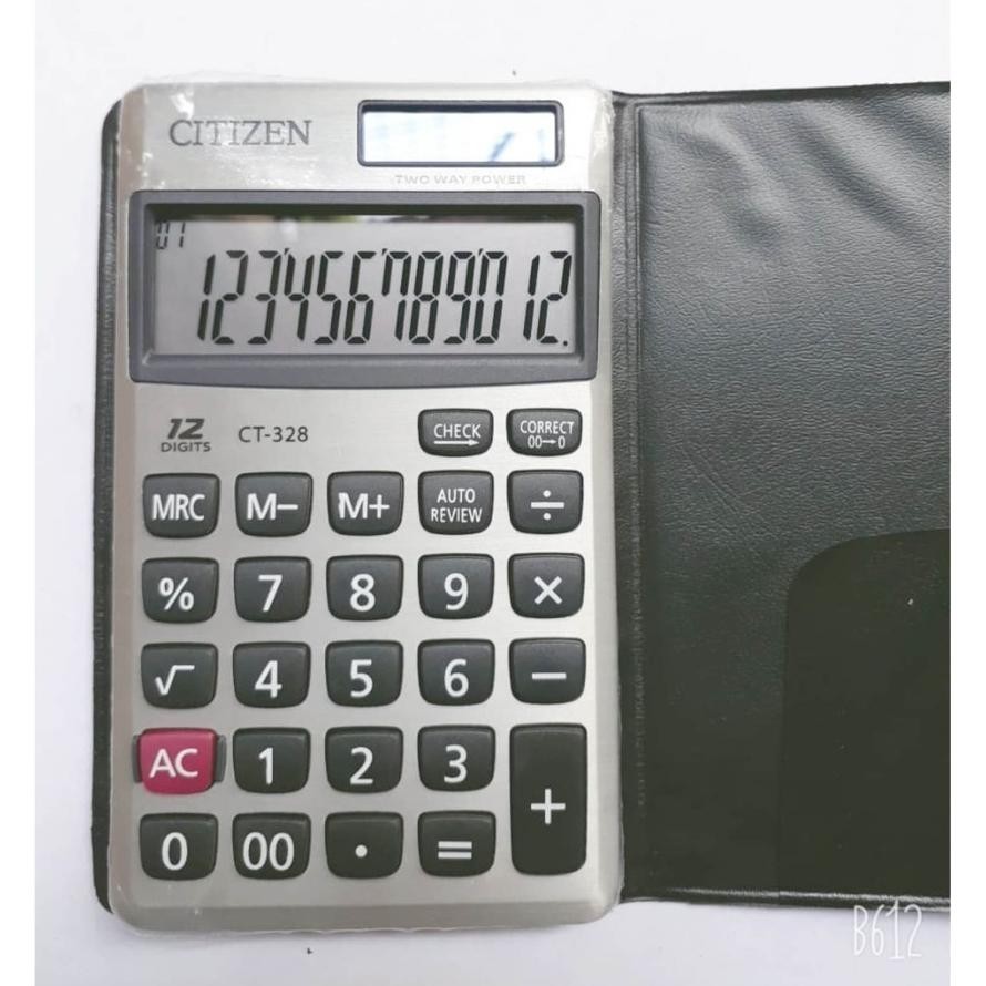 

er-56 er-87 KALKULATOR SAKU CITIZEN CT-328 12 Digits - Calculator Pocket CT328 Termurah Berkualitas