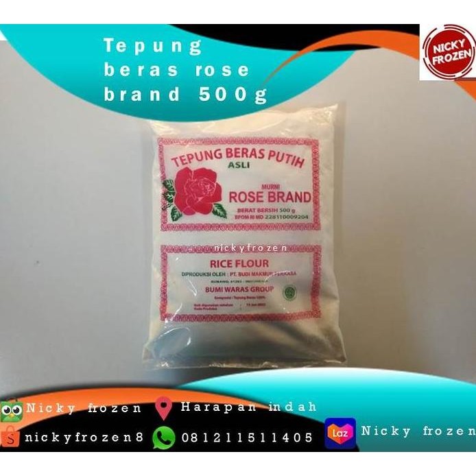 

Terlaris Rose Brand Tepung Beras 500 Gr