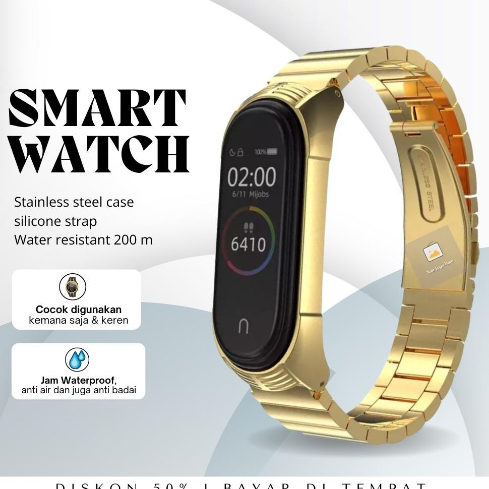 Original Jam Tangan Pintar Polski Anti Air Dan Anti Karat Led Digital Kekinian Bisa