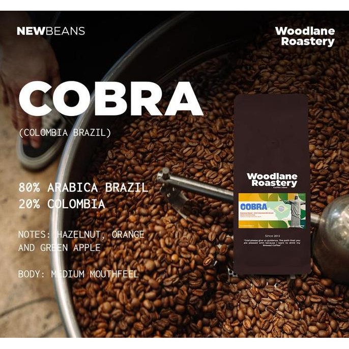 

ready stock Kopi Espresso 80% Brazil 20% Colombia | Cobra