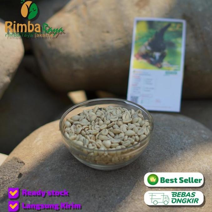 

ready stock arabica green bean Solok Raadjo Dryhull process 1kg
