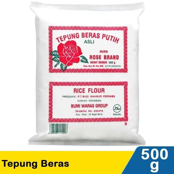 

Terlaris Tepung Beras Rose Brand 500G