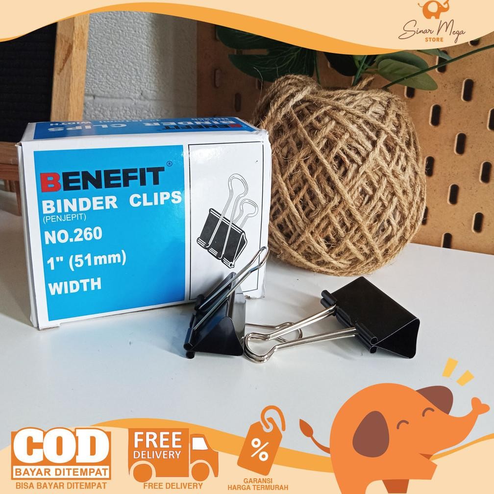 

CXV-38 Cuci Gudang Benefit BC-260 Binder Clip No 260 Penjepit Penjilid Pengarsip Kertas Dokumen Ukuran Sedang 5cm Hemat Berkualitas
