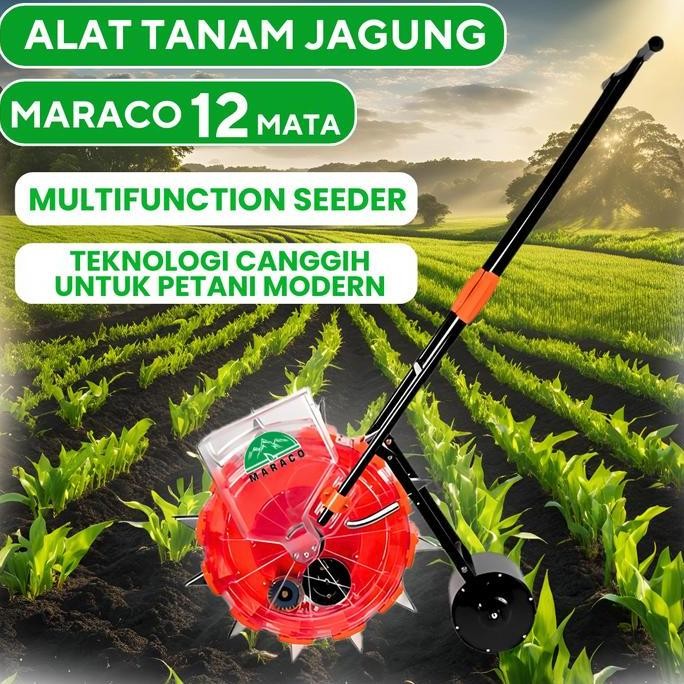 

Terlaris Alat Tanam Jagung Padi Kedelai Dorong-Maraco 12 Mata ( Dorong )