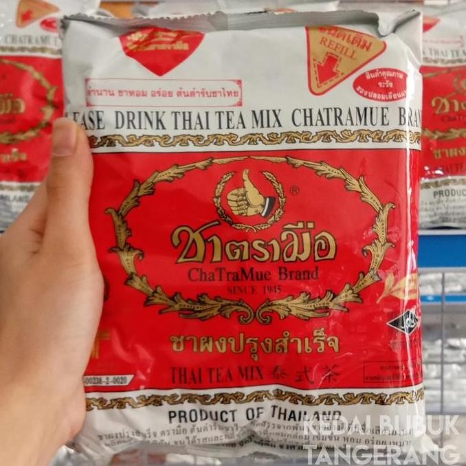 

ready stock cha tra mue thai tea no. 1 original BPOM Halal 400g