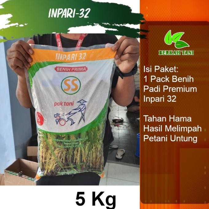 

Terlaris Jual Benih Padi Inpari 32 Premium Pak Tani 5 Kg Diskon
