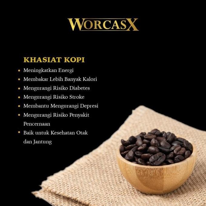 

ready stock Kopi WorcasX Coffee dengan Ginseng Khusus Stamina Pria Original BPOM