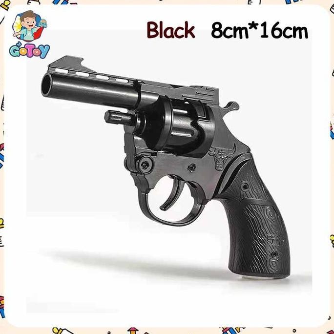 terlaris GoToy Pistol Mainan Jadul Dompis Doblis Peluru Petasan Bahan Full Metal Toy Gun - Ring Cap*