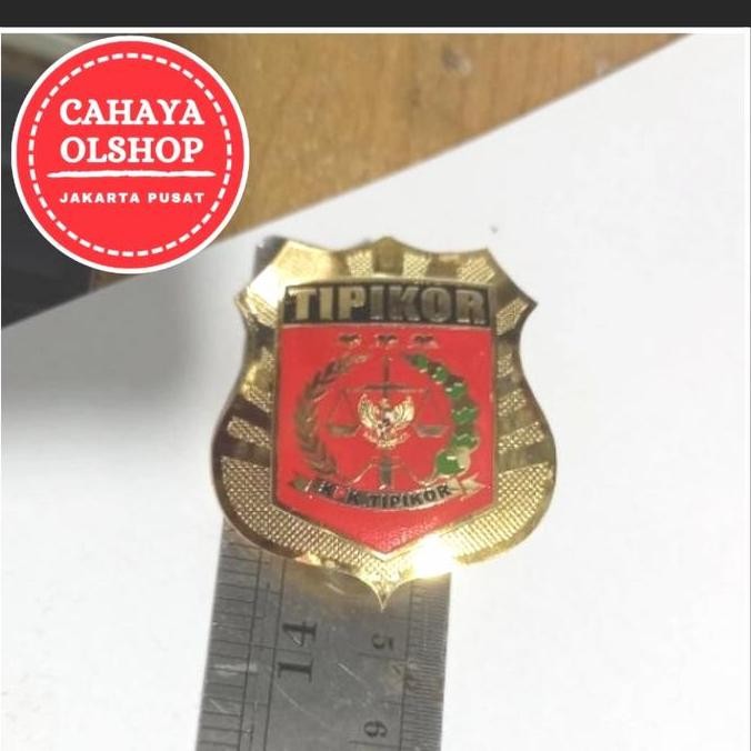 pin tipikor / lencana tipikor kpk murah