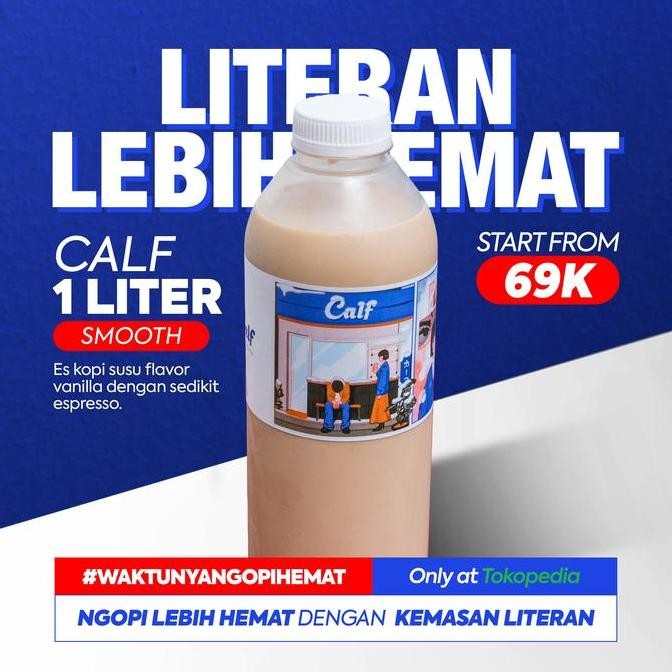 

ready stock Kopi Calf Smooth - 1 Liter