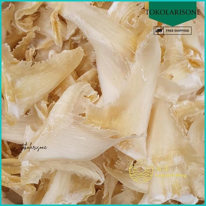 

HISIT UTUH KERING SUPER 100 GRAM BAHAN SUP SIRIP IKAN HIU ASPARAGUS