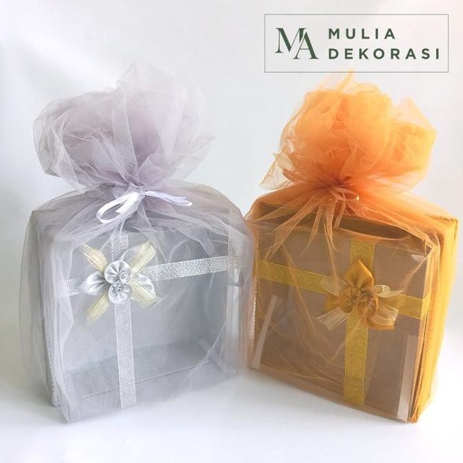 

ready !!! Box Hantaran Seserahan Serbaguna Mika Lengkap Dengan Kain Tile