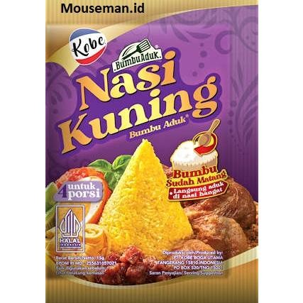 

Kobe Bumbu Aduk Nasi Kuning 15gr