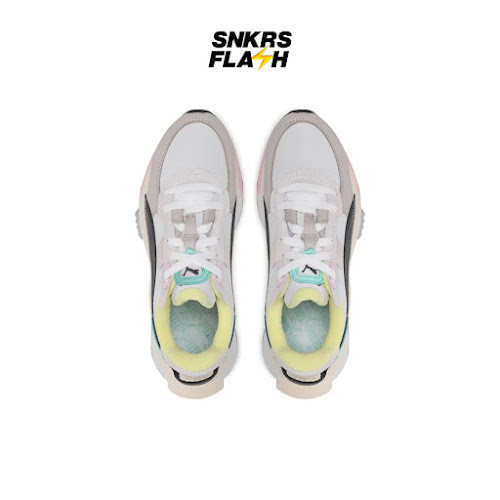 PUMA Wild Rider Layers White Ebony Sepatu Sneakers Pria - 38069703 - Size 42.5