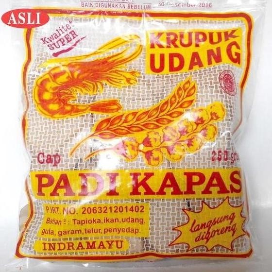 

Terlaris Kerupuk Udang Padi Kapas Stik / Kancing 250G Indramayu