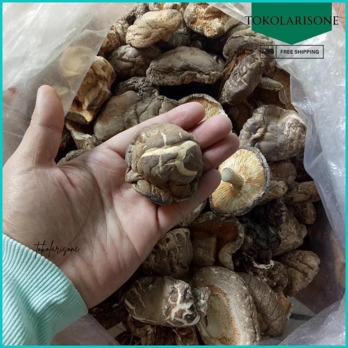 

JAMUR SHITAKE KERING SUPER 100GR DRIED XIANG GU HIOKO BAHAN SUP HERBAL