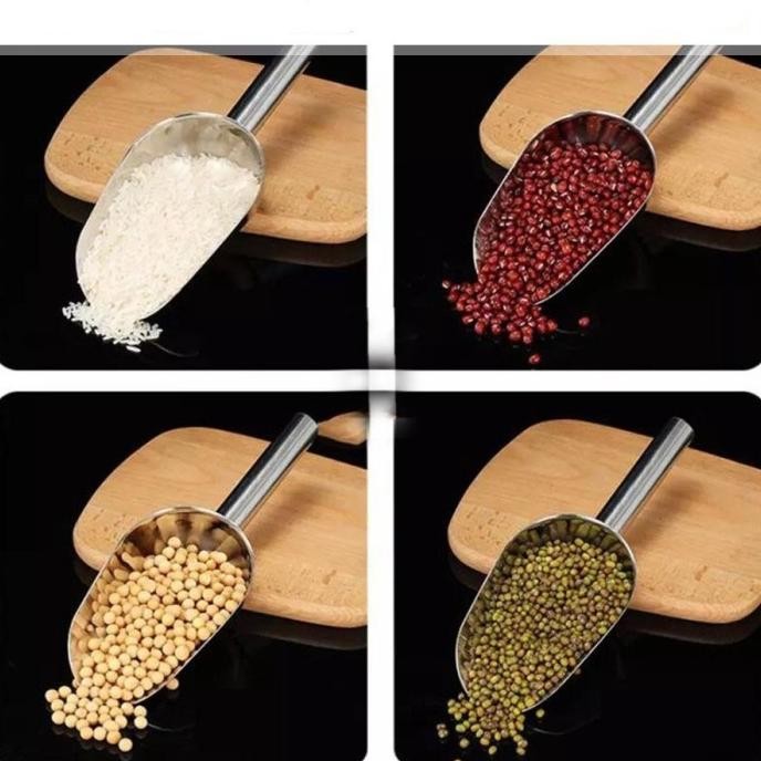 

Terlaris Sendok Es Batu Tepung Stainless Steel Ice Shovel Gula Beras Biji Kopi