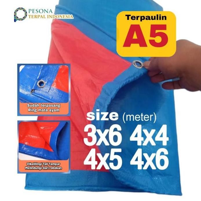 

Terlaris Terpal A5 Jemur Padi 3X6 4X4 4X5 4X6 Meter Perlindung Hujan