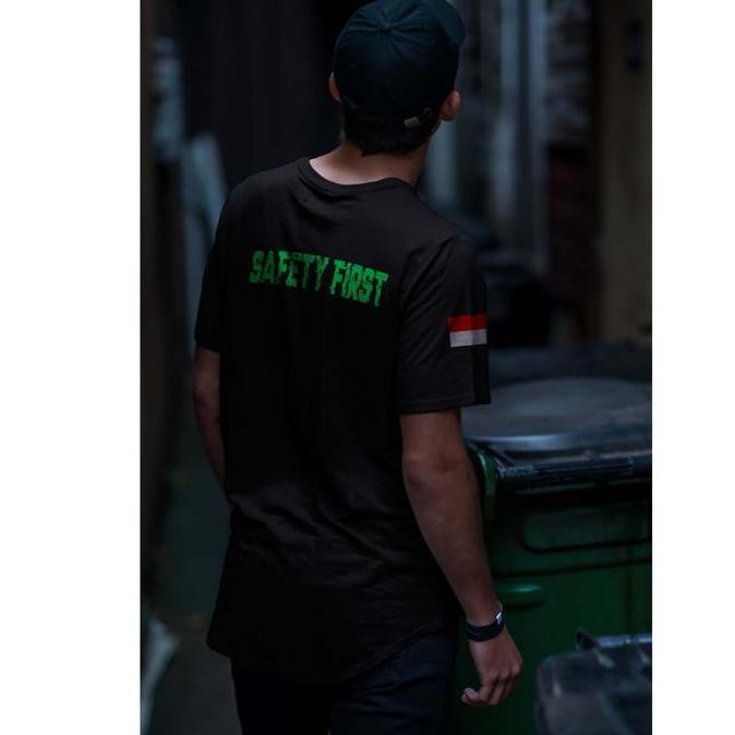 Baju Kaos Safety First K3 Keselamatan Kerja New Stok