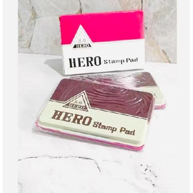 

( 1 BIJI ) Stamp Pad Hero Kecil Bak Stempel Bantalan Stempel Hero Kecil E2460