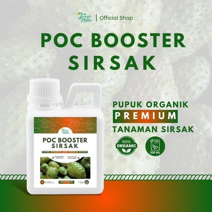 

Terlaris [Bisa Cod] Poc Booster Sirsak 500 Ml - Pupuk Organik Cair Dan Zpt Khusus Tanaman Sirsak & Pelebat Buah Sirsak