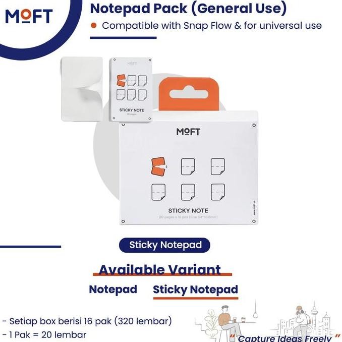 

BEBAS ONGKIR - MOFT Notepad Pack (General Use)
