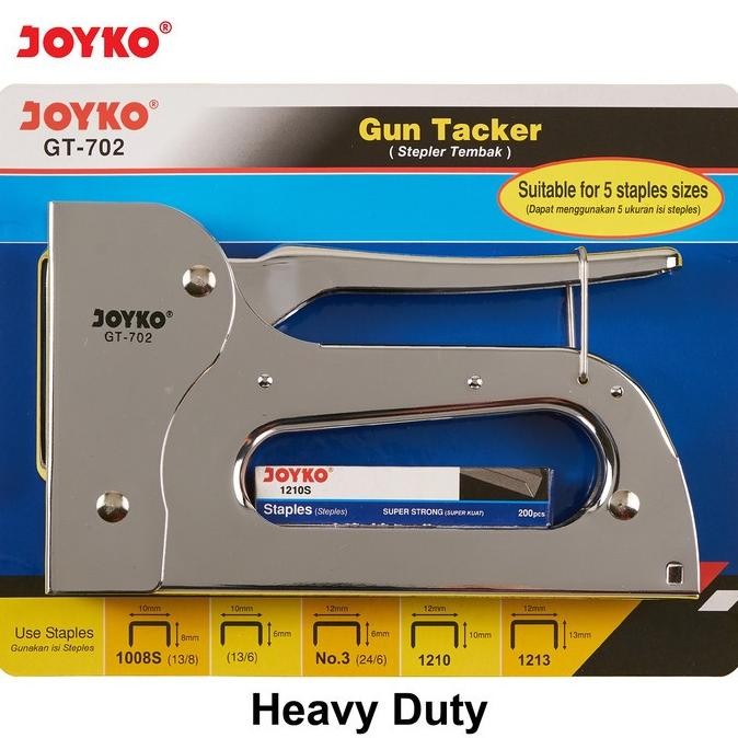 

staples tembak joyko stapler gun tacker stepler GT-702 gt 702