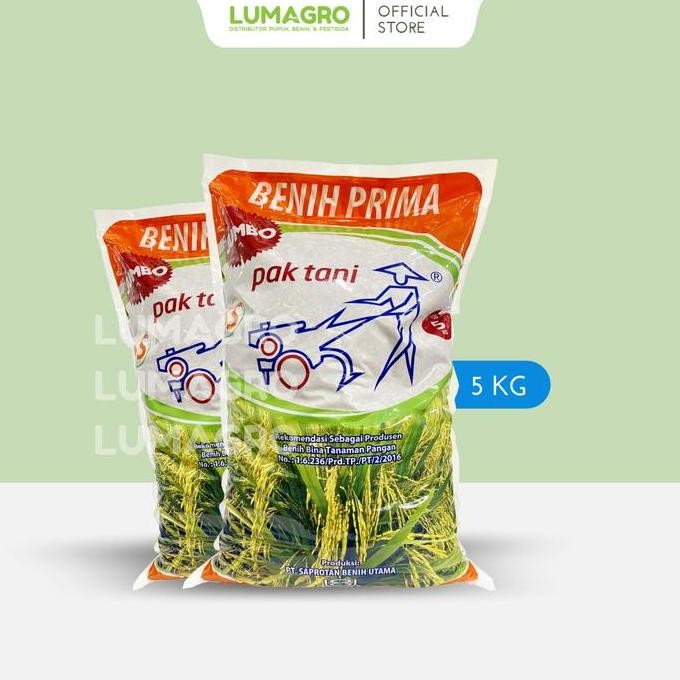 

Terlaris Benih Padi Saprotan Utama 5Kg Berbagai Varietas Bibit Pari Jumbo