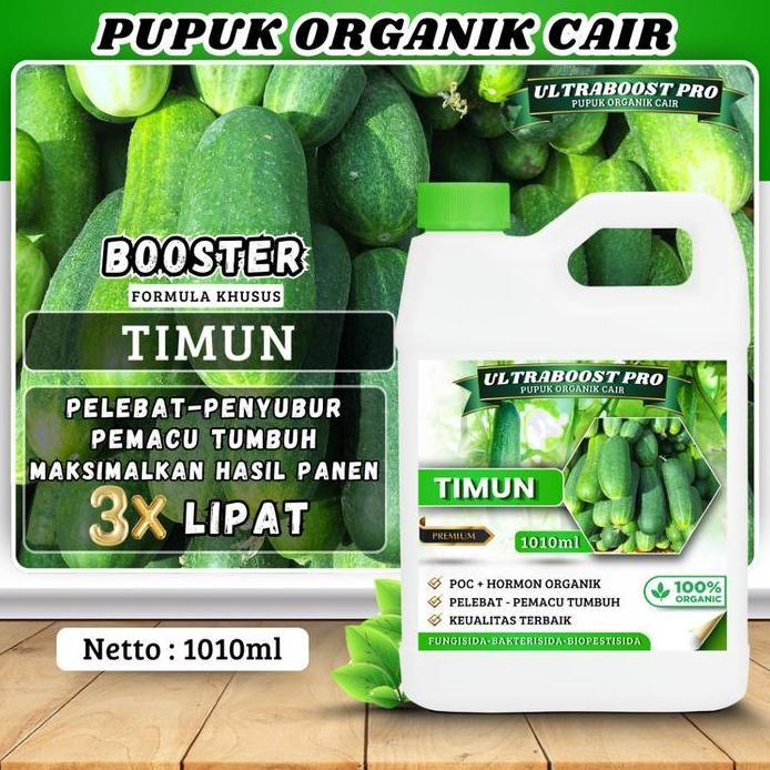 

Terlaris Pupuk Organik Cair Ultraboost Pro Khusus Tanaman Timun, Timun Suri - Nutrisi Lengkap Untuk Hasil Panen Lebih Besar Dan Berkualitas Pupuk Organik Cair Terbaik Untuk Timun Subur, Buah Lebat, Dan Tanaman Sehat Kemasan 1 Liter