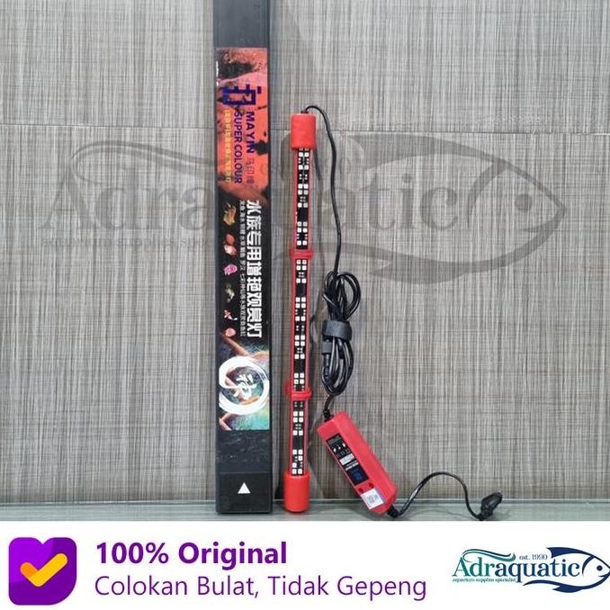 Produk Baru MAYIN LED VIEW 52 CM 15W LAMPU TANNING ARWANA AQUARIUM AQUASCAPE CELUP