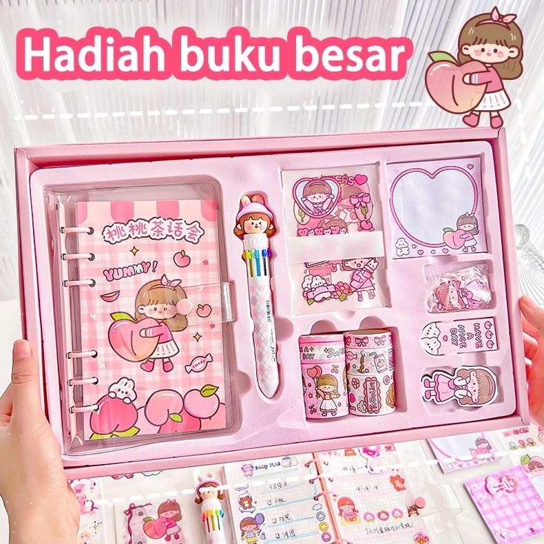 

*SIFA* Stiker Lucu 1 Set Box Tema Kartun Stiker Label untuk Buku Pegangan Diary Dekorasi DIY Stiker Spiral Elegan Bahan Buku Notebook sr-32