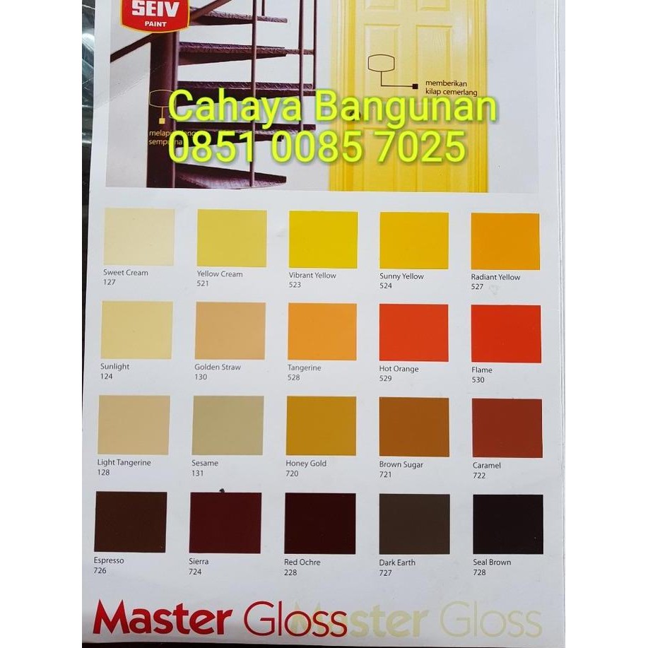 

Seiv Synthetic Cat Minyak Kayu Dan Besi Master Gloss Kaleng 1 Kg 1Kg