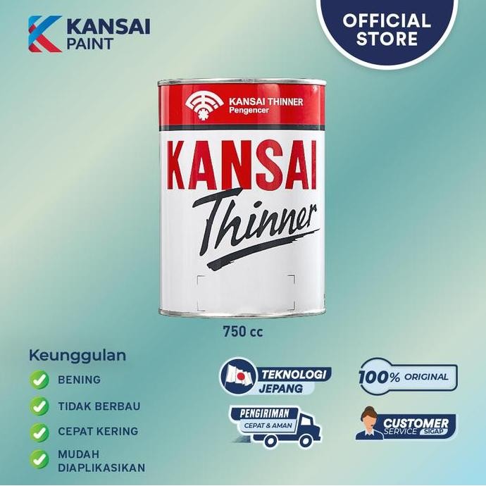

Kansai Fan Brand Thinner - Pengencer Cat Minyak (Ftalit Dan Lainnya)