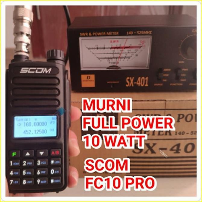 Ht Scom Fc10 Pro Ht Full Power 10 Watt Dual Band Kualitas Terbaik Harga Termurah